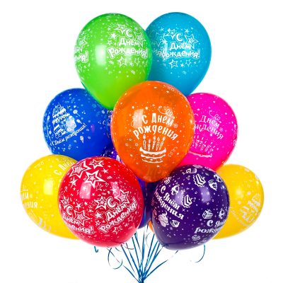 Гелиевые шары «С днем рождения»
