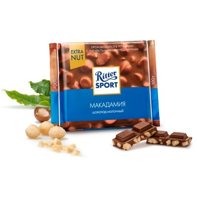 Шоколадка «Ritter SPORT Макадамия»